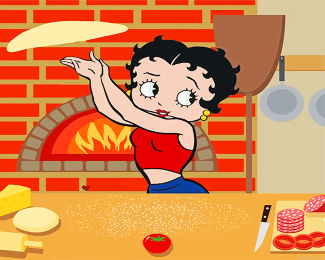 Chef Betty Boop Paint By Number.png