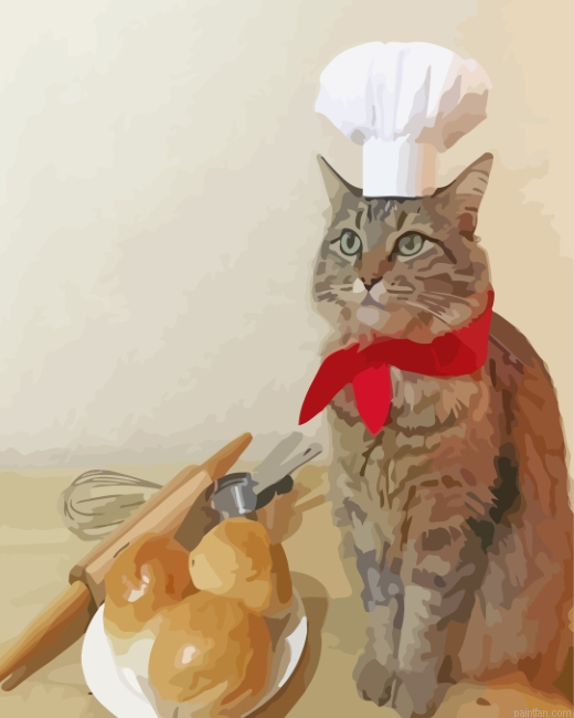 Chef Cat Paint By Number.png