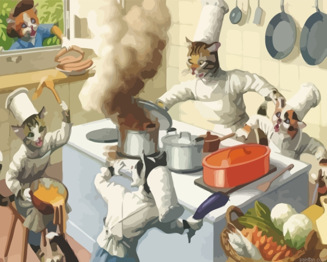 Chef Cats Cooking Paint By Number.png