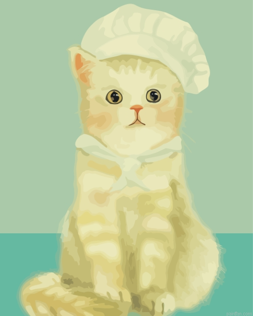 Chef Kitty Paint By Number.png
