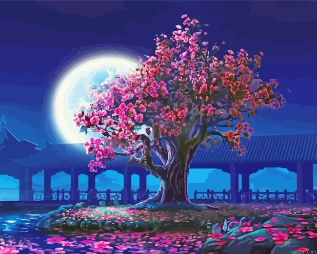 Cherry Blossom Tree Paint By Number.png