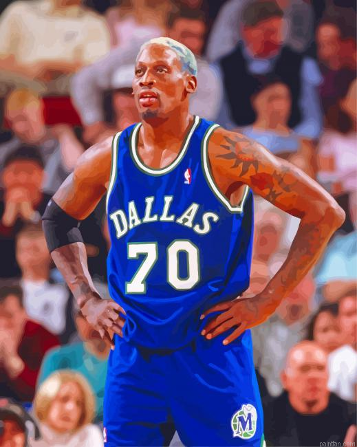 Chicago Bulls Dennis Rodman Paint By Number.png
