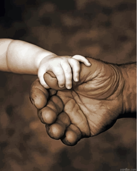 Child Holding An Adults Hand Paint By Numbers.png