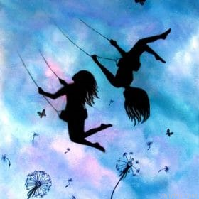 Children Shadows In Sky Paint By Numbers.png
