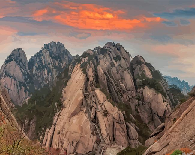 China Yellow Mountain Paint By Numbers.png