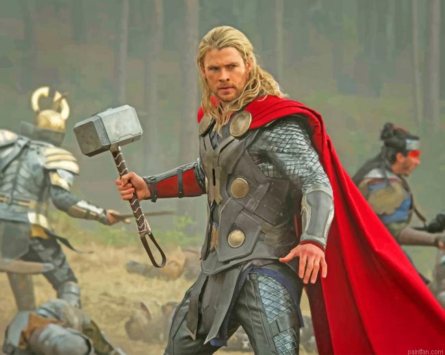 Chris Hemsworth Thor The Dark World New Paint By Numbers.png