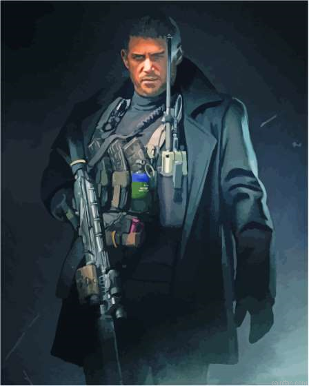 Chris Redfield Paint By Numbers.png
