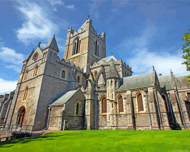 Christ Church Catherdal Dublin Paint By Number.png