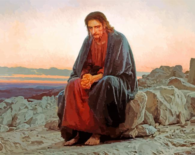 Christ In The Desert Paint By Number.png