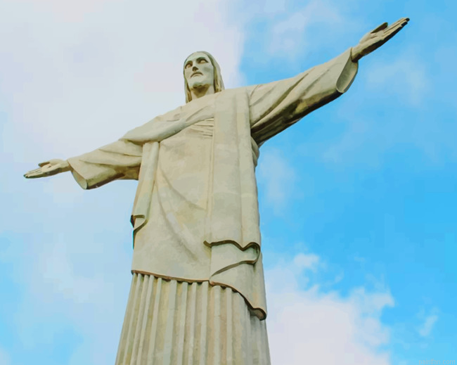 Christ The Redeemer Statue Paint By Numbers.png