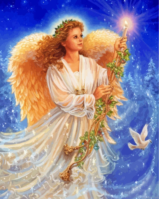 Christmas Angel Paint By Number.png