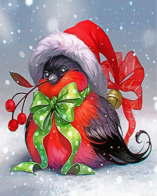 Christmas Bird Paint By Number.png