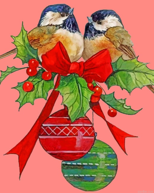 Christmas Birds Animals Paint By Numbers.png