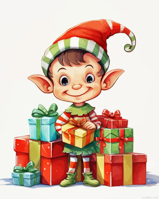 Christmas Dwarf Paint By Numbers.png