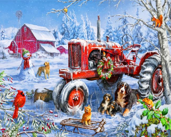 Christmas Farm Paint By Number.png