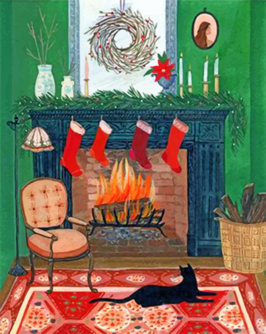 Christmas Fireplace Paint By Number.png