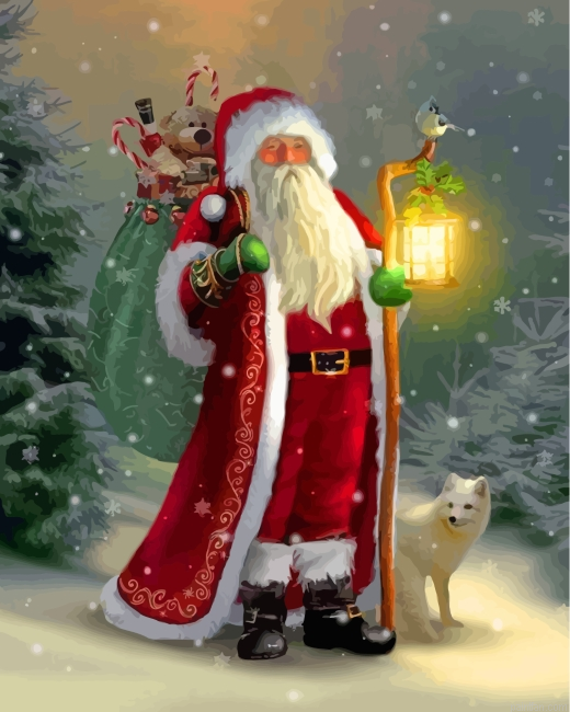Christmas Santa Claus Paint By Number.png