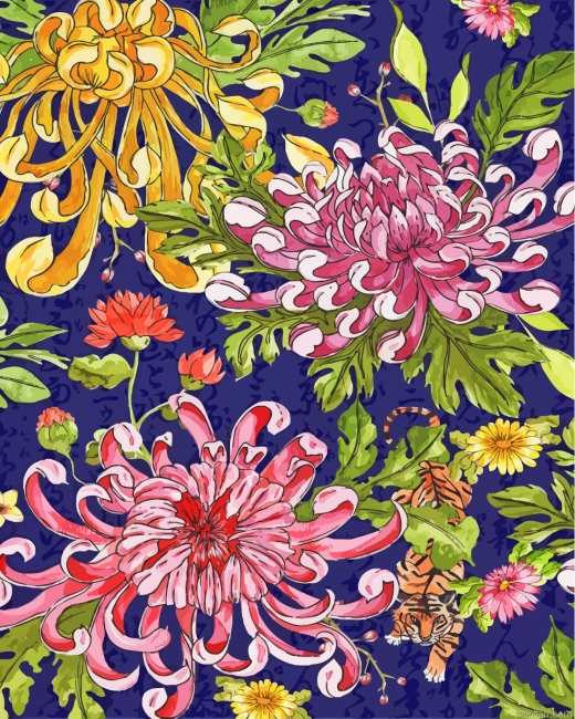 Chrysanthemum Paint By Numbers.png