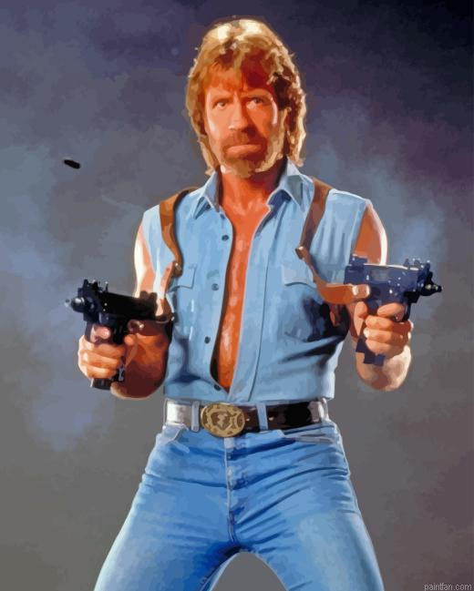 Chuck Norris Actor Paint By Numbers.png