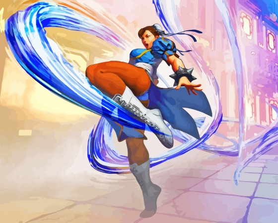 Chun Li Street Fighter Paint By Numbers.png