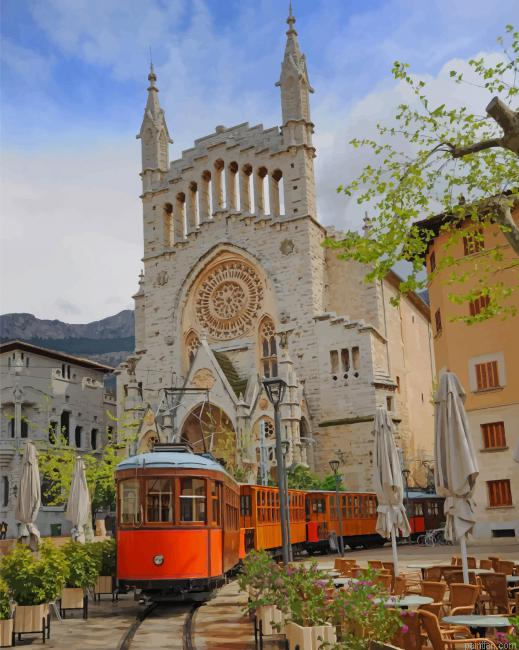 Church Of Sant Bartomeu Spain New Paint By Numbers.png