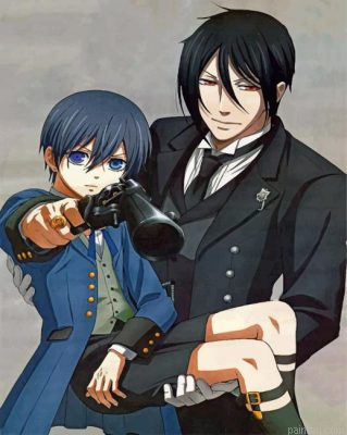 Ciel And Sebastian Michaelis Paint By Number.png