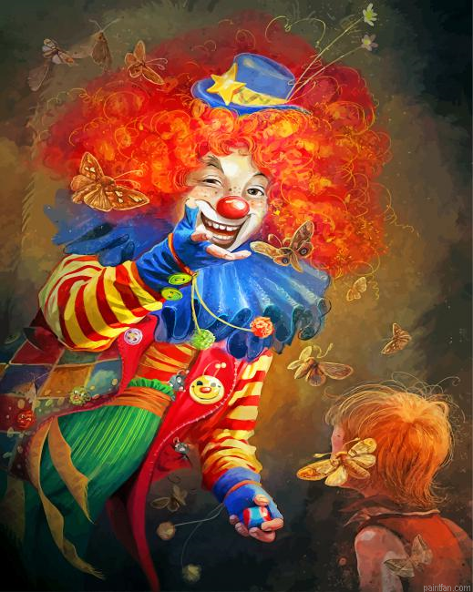 Circus Clown Art Paint By Number.png