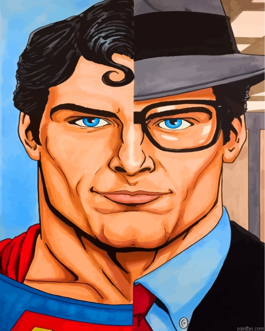 Clark Kent Superman Paint By Number.png