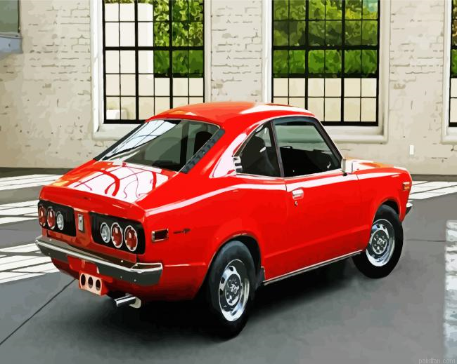 Classic Mazda Red Car Paint By Numbers.png