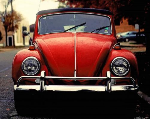 Classic Red Car Paint By Number.png