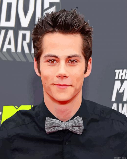 Classy Dylan O Brien Paint By Number.png