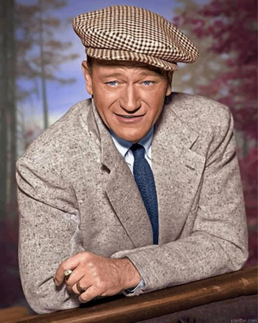 Classy John Wayne Paint By Number.png