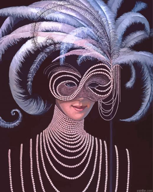 Classy Masquerade Lady Paint By Numbers.png