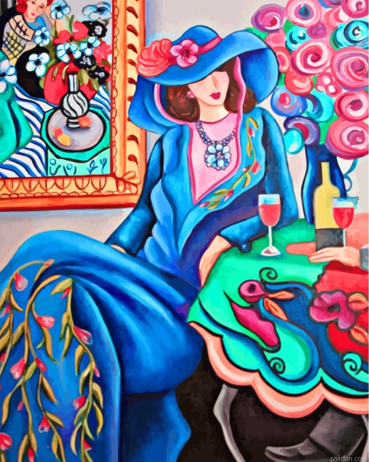 Classy Woman Matisse Paint By Number.png