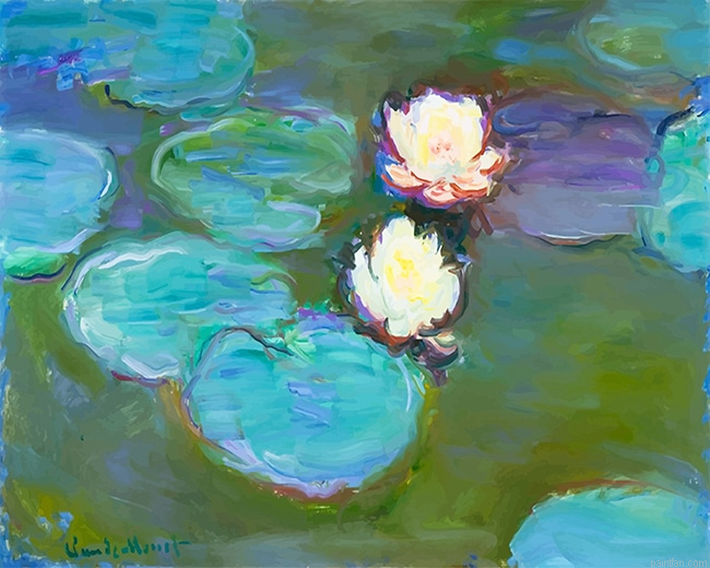 Claude Monet Waterlilies New Paint By Numbers.png