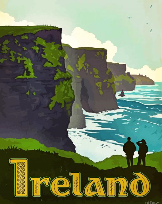 Cliffs Of Moher Ireland Paint By Number.png