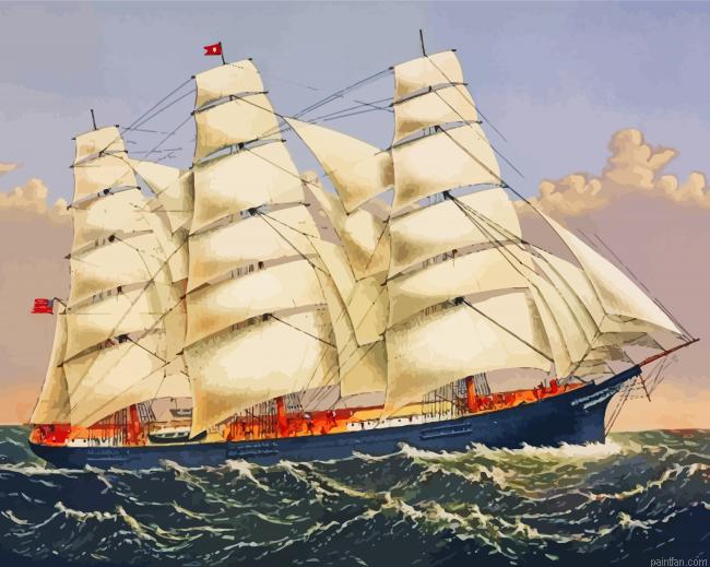 Clipper Ship Paint By Numbers.png