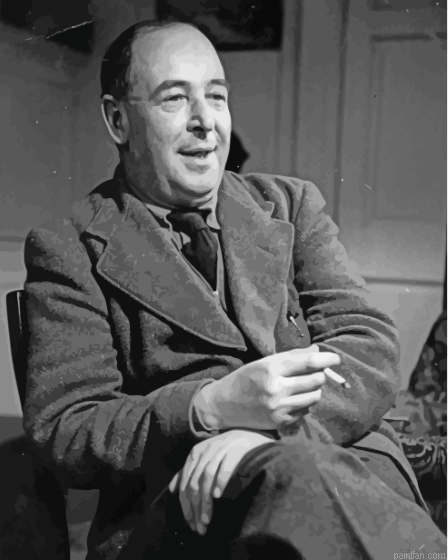 Clive Staples Lewis Holding Cigaret Paint By Numbers.png