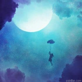 Cloudy Moon Night Paint By Numbers.png