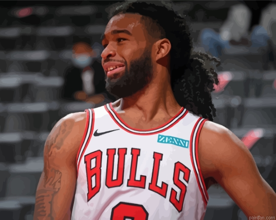 Coby White Chicago Bulls Paint By Numbers.png
