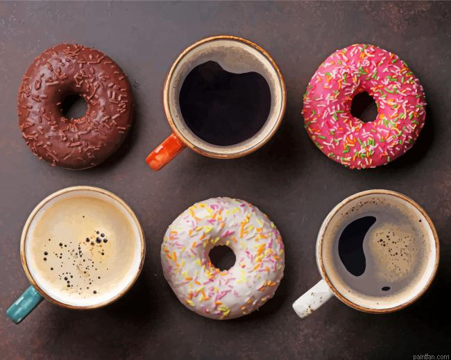 Coffee And Donuts Paint By Numbers.png