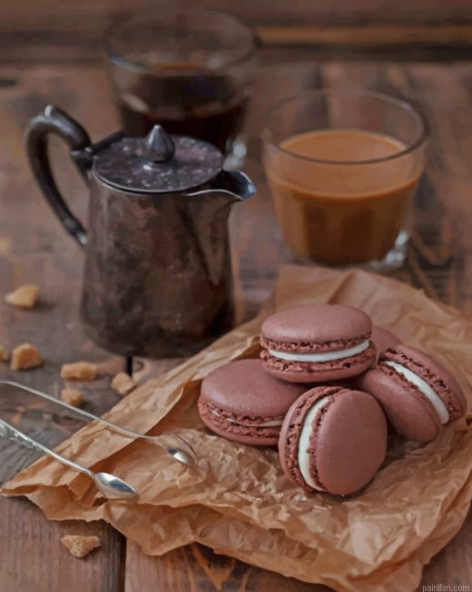 Coffee And Macaroons New Paint By Numbers.png