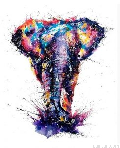 Color Elephant Paint By Numbers.png