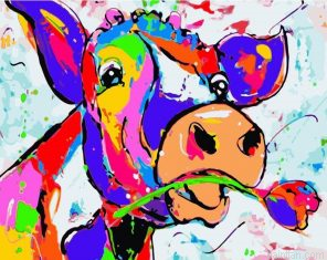 Colored Cow Paint By Numbers.png