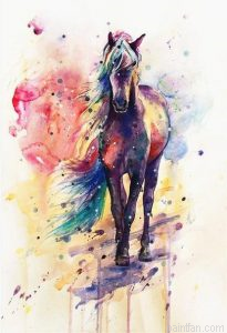 Colored Horse Paint By Numbers.png