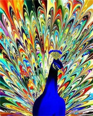 Colored Peacock Paint By Numbers.png