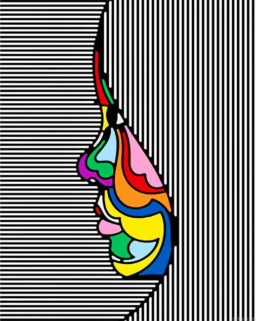 Colorful Abstract Woman Face New Paint By Numbers.png