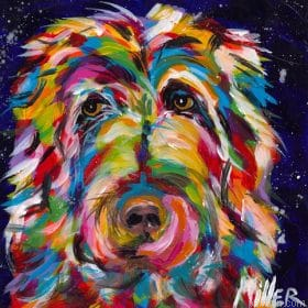 Colorful Airedale Terrier Paint By Numbers.png
