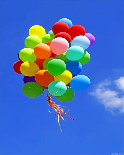 Colorful Balloons New Paint By Numbers.png