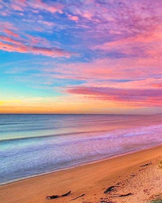 Colorful Beach Sky New Paint By Number.png